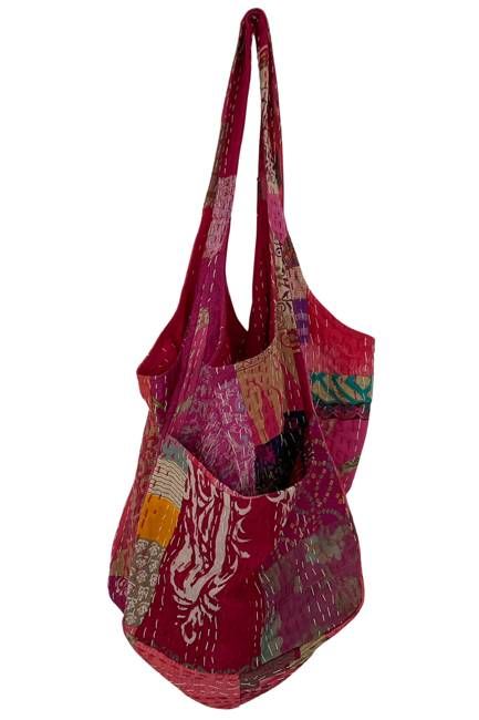 NEW! Vintage Patchwork Stories Tote Bag No.13