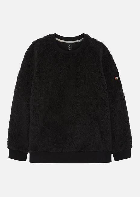 FLEECE CREW BLACK