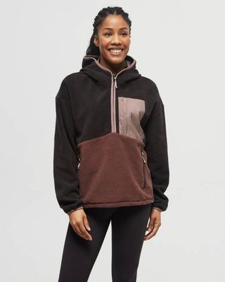 Recycled MicroFleece Contrast 1/4 Zip