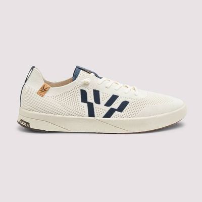 Cali Knit White Navy