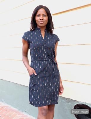 Badru Button Dress : Pre-Loved