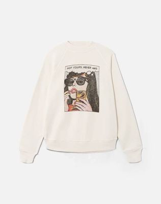 Classic Crewneck Not Yours - Vintage White