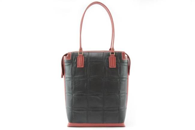 Dutch Tote | Leather & Fire-hose