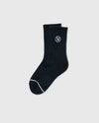 Half Crew Sock 2.0 | Black Performance Socks | Vuori