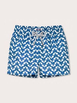 Boys Elephant Palace Blue Staniel Swim Shorts