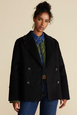 Wool coat sustainable top