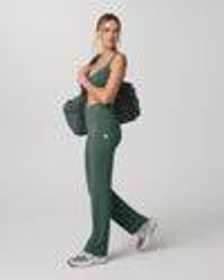 Vuori AllTheFeels™ Straight Leg - Long | Women's Agate Green Legging