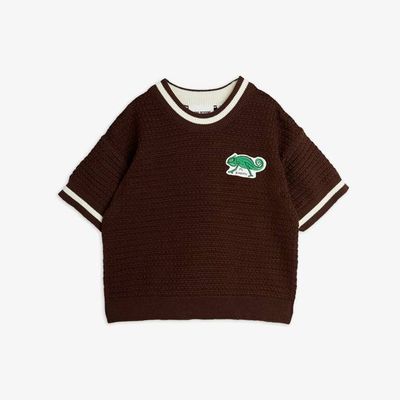Lizard knitted T-shirt