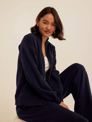 Delacey Triblend Fleece Zip Jacket