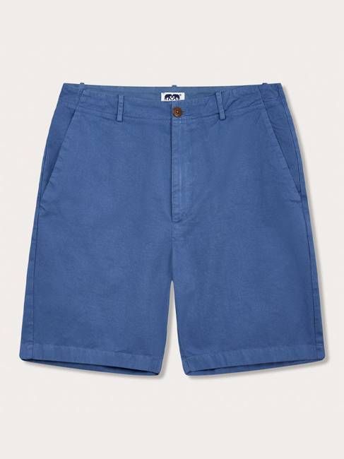 Men's Deep Blue Harvey Cotton Shorts