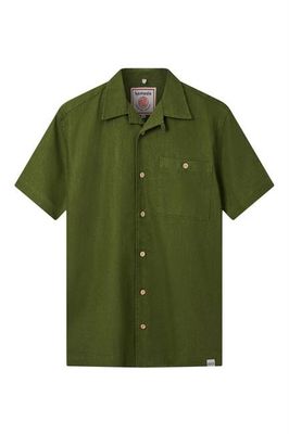 SPINDRIFT - Linen/OC shirt - Khaki