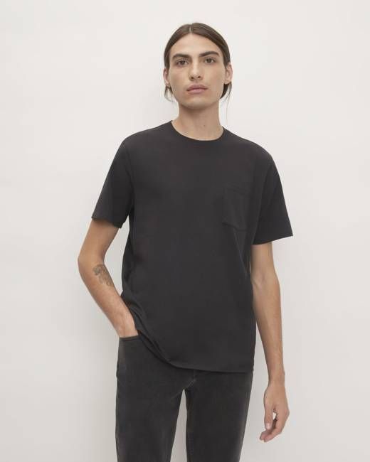 The Organic Cotton Pocket Tee | Black