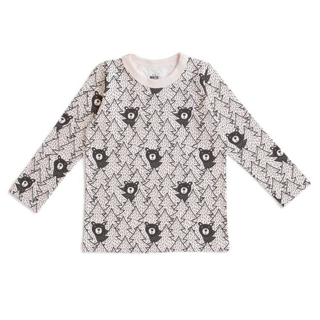 Long Sleeve Tee - Bears Black