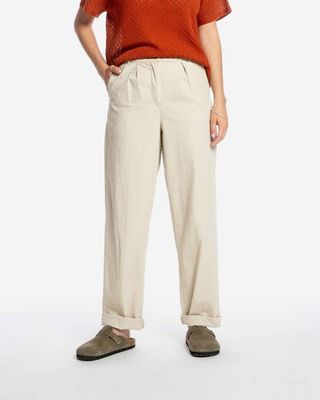 Pleated Pants sand