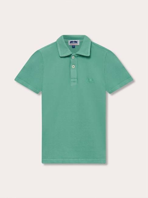 Kids Riviera Green Pensacola Polo Shirt