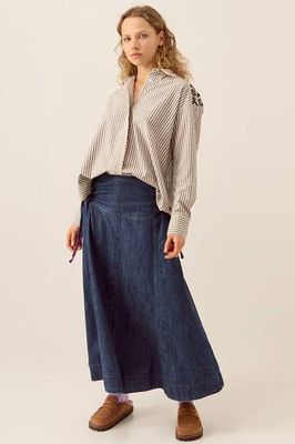 Reyna Denim Midi Skirt