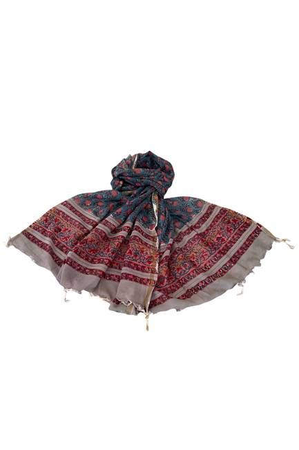 Cotton Blockprint Stole No. 22 Jodhpur Edit
