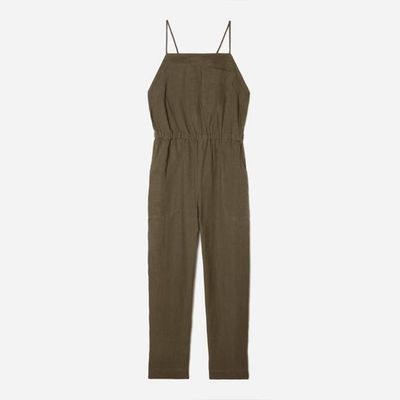 The Linen Shoestring Jumpsuit | Beech