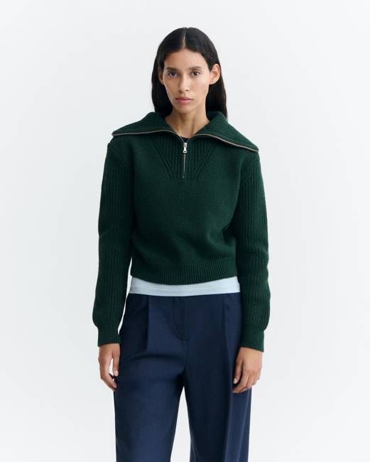 Thinking Mu Green Wool Tanit Sweater