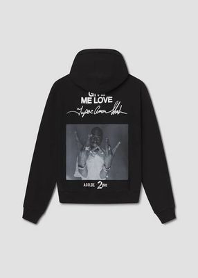 AGOLDE x Tupac Double West Hoodie in Black