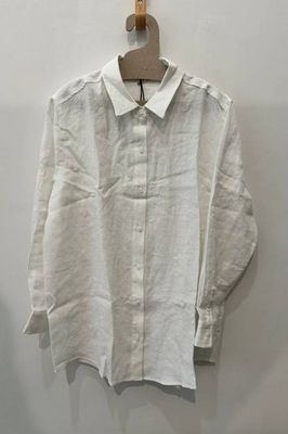 Denise Top in White Linen