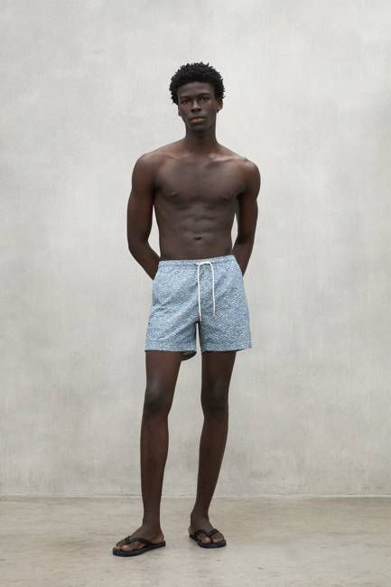 BLUE BEQUIA SWIM TRUNKS