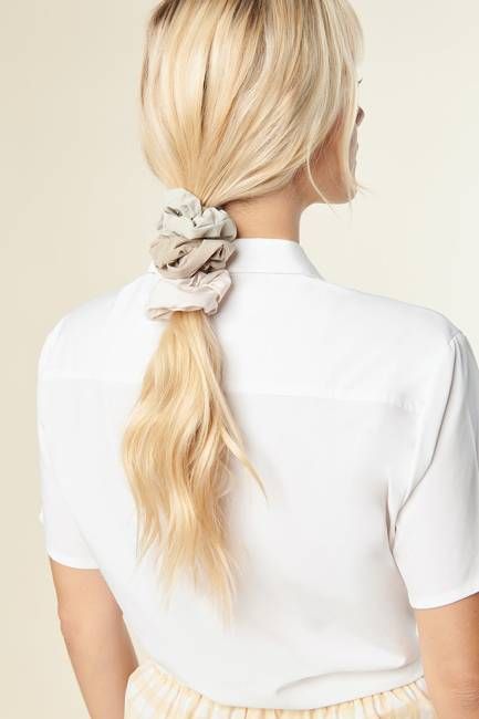 Wide Hair Scrunchie