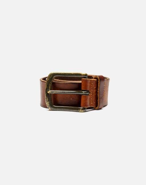 90s Leather Belt -#1016
