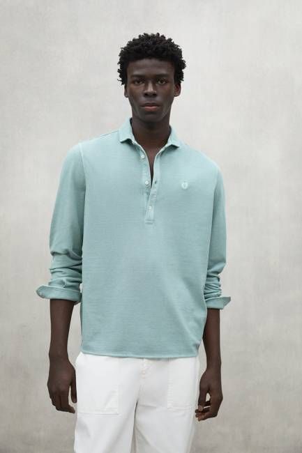 GREEN POL PIQUE SHIRT