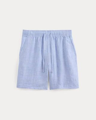 Linen Easy Short | Light Blue