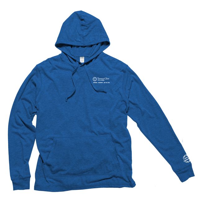 Terrace Glen Village Unisex Royal Hooded Tee