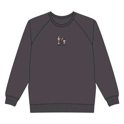 DEDICATED - Sweatshirt Malmoe BBQ Charcoal
