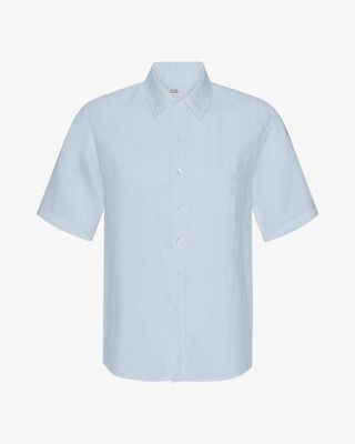 Linen SS Shirt - Polar Blue