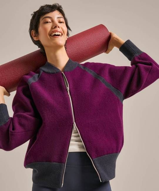 Knitted Bomber Jacket