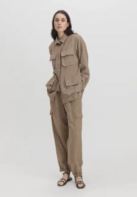 WUNDERKIND × hessnatur Jacket Regular made of Tencel™ Lyocell with linen