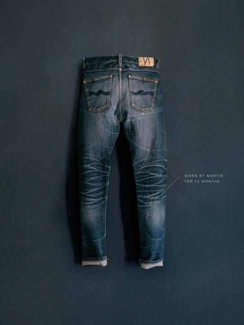 Lean Dean Dry True Selvage slim tapered jeans | Nudie Jeans