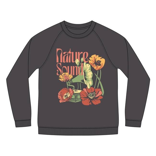 DEDICATED - Sweatshirt Ystad Nature Sound Charcoal