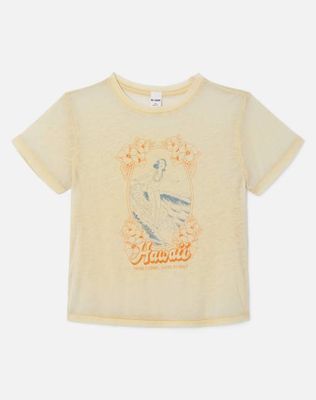 Classic "Hawaii" Tee - Shortbread