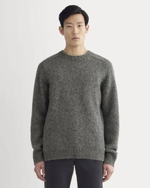 The Cloud Crewneck Sweater | Heather Charcoal
