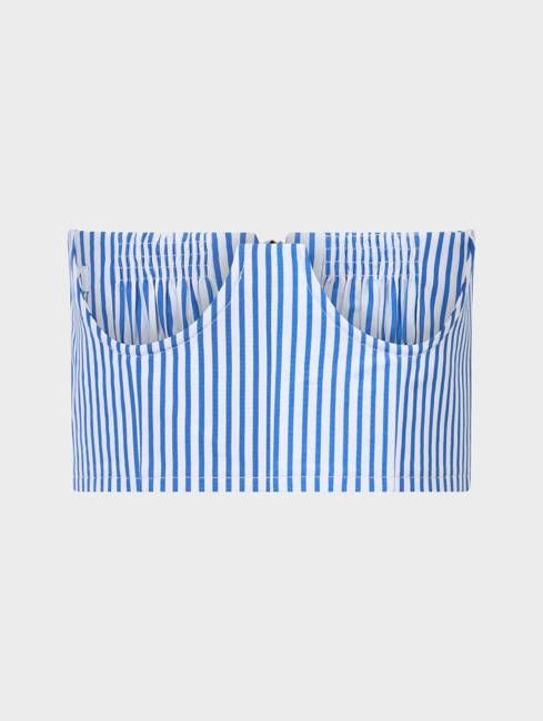 Delphie Corset Stripe Cotton Poplin