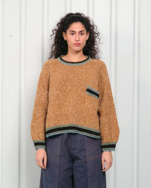 Bulb Knit Jumper - Twisted Ochre
