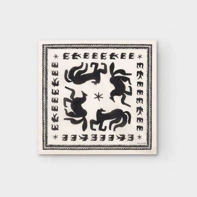 DEDICATED - Halstuch Kullavik Beach Gallop Egg White