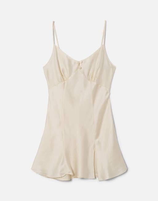 90s Silk Slip Dress -#1072