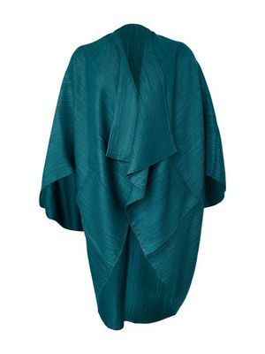 IMPERFECT Kimono Air aus Wolle und Seide (Farbe: Blutend)