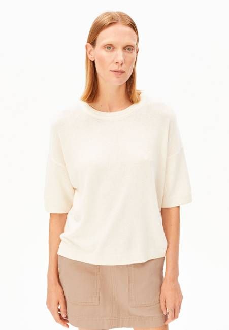 S SL LINEN BLEND KNIT SWEATER | undyed