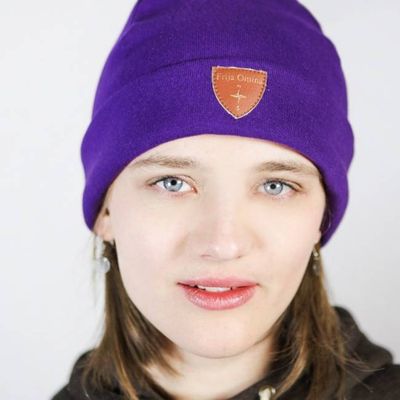 Nachhaltige Beanie Basel veilchen - kaufen