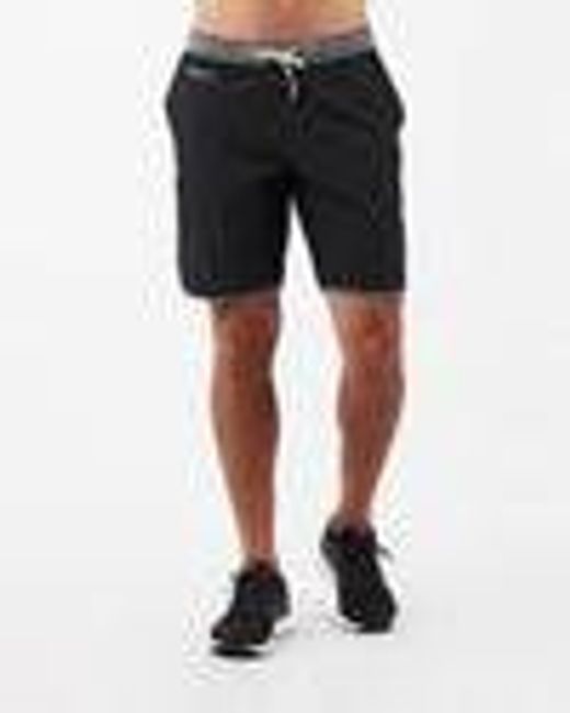 Banks Short | Black Linen Texture | Vuori