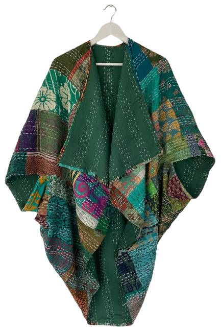 NEW! Vintage Patchwork Stories Kimono No.60