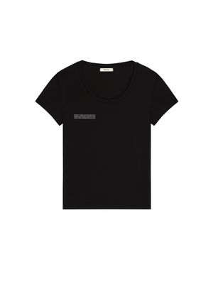 Archive Womens 365 Lightweight Scoop Neck T-Shirt—Black