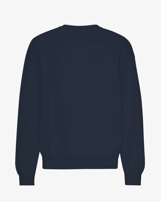 Organic Oversized Crew - Navy Blue